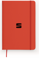 SEAT Soft Touch A5 Notebook Finished In Red