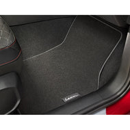 Genuine CUPRA Ateca Carbon Fibre Front & Rear Carpet Mats 2017